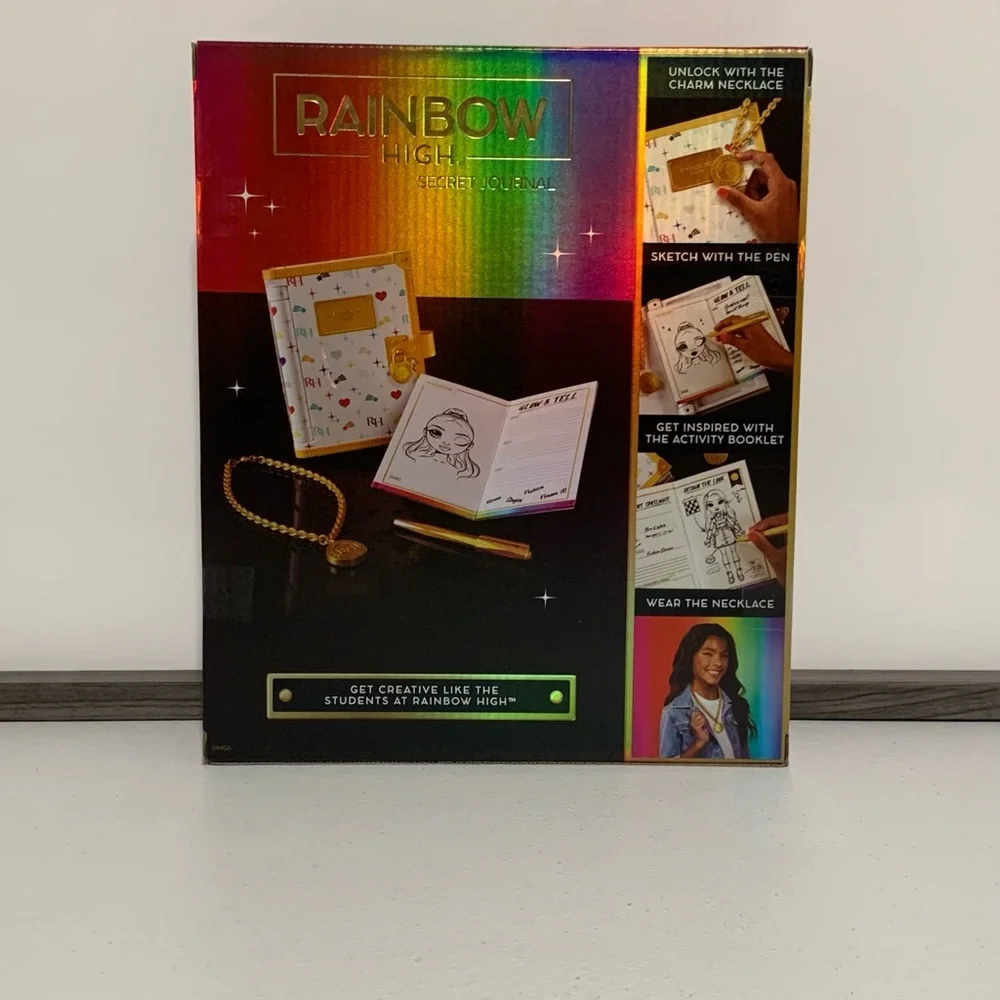 Rainbow High Secret Journal Set-New
